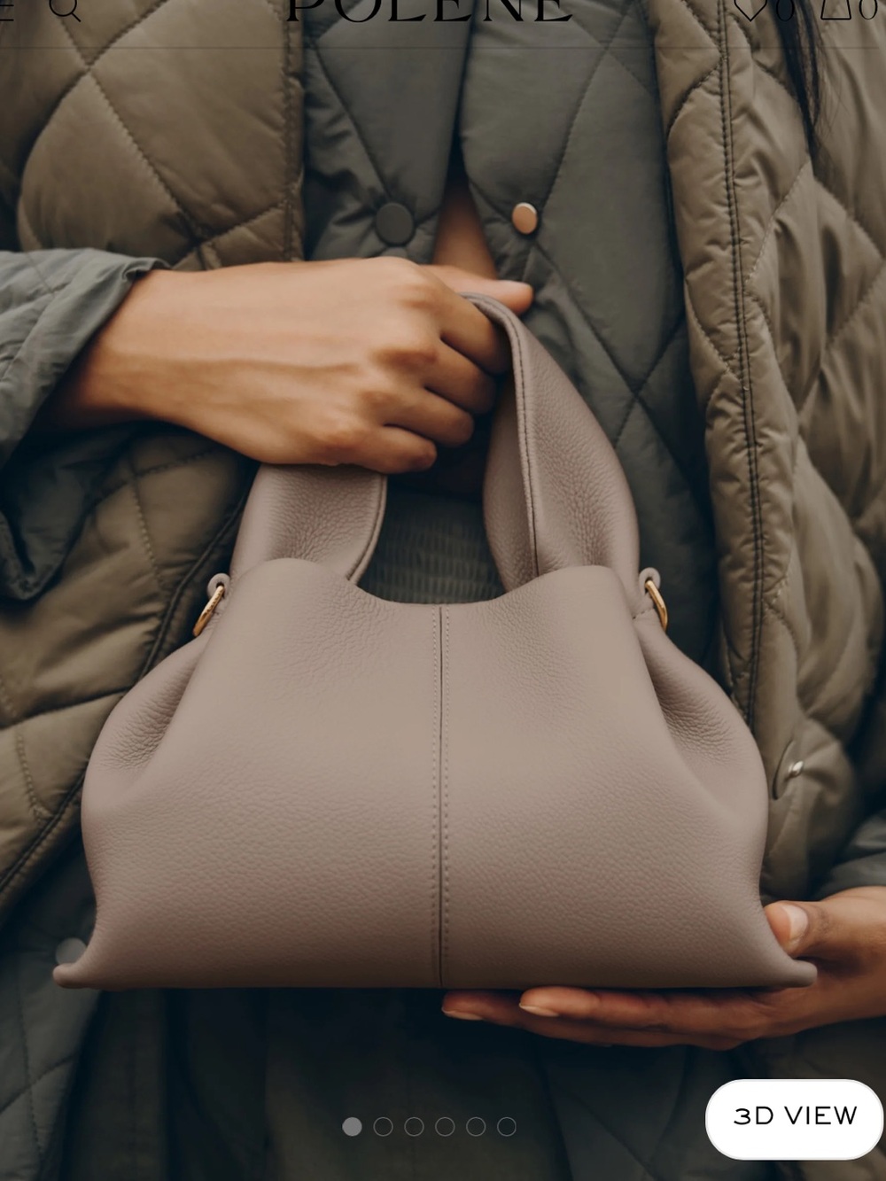 Polene Numero Neuf Mini in Taupe